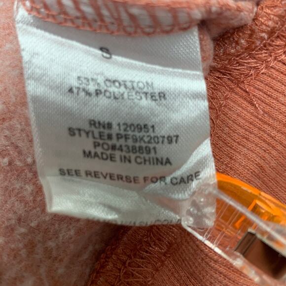 Upcycled Hand Printed Womens Small Halloween Jack & Sally Long Sleeve Sweatshirt - Picture 5 of 5